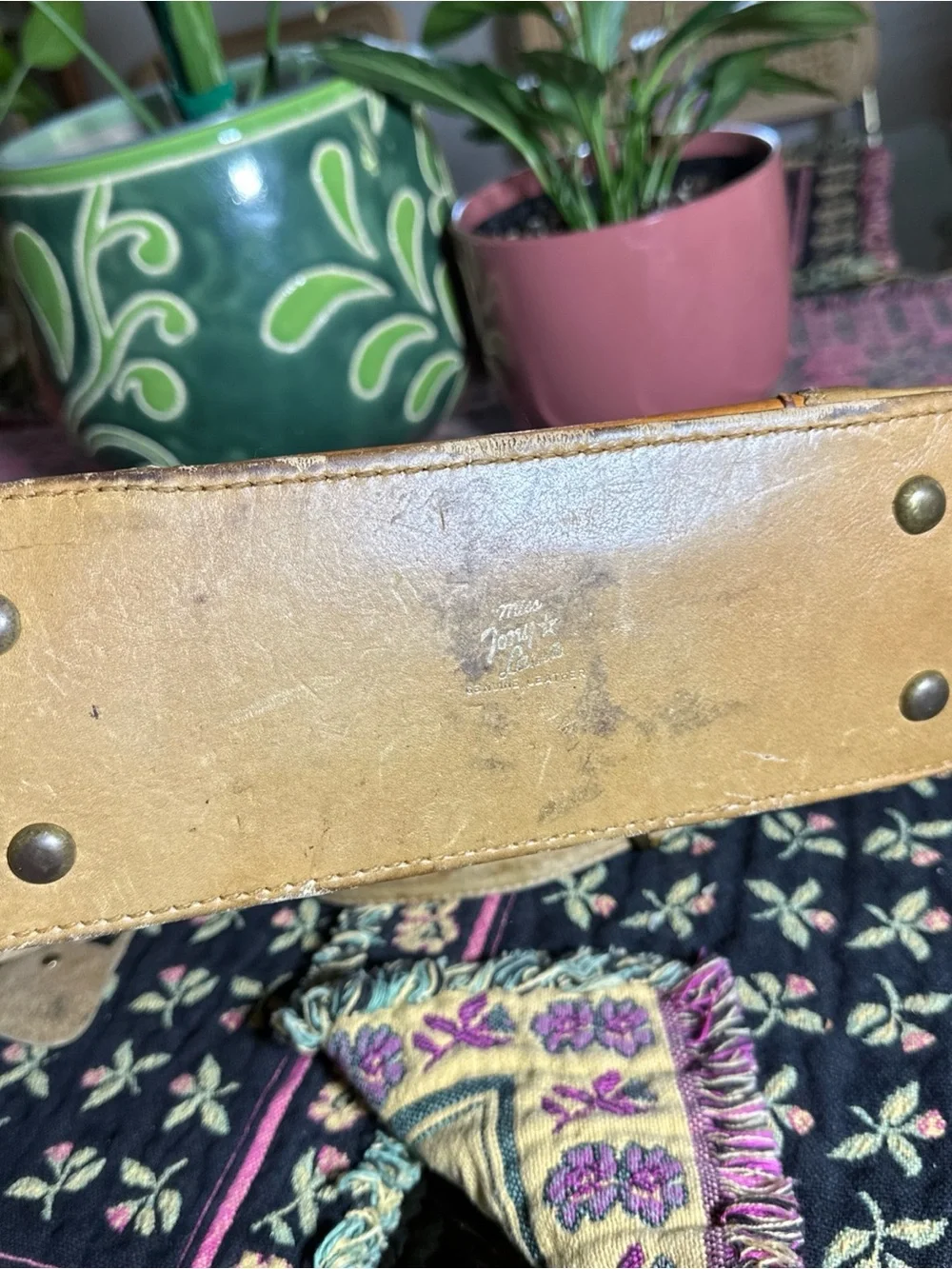 Tory lama hand tooled
